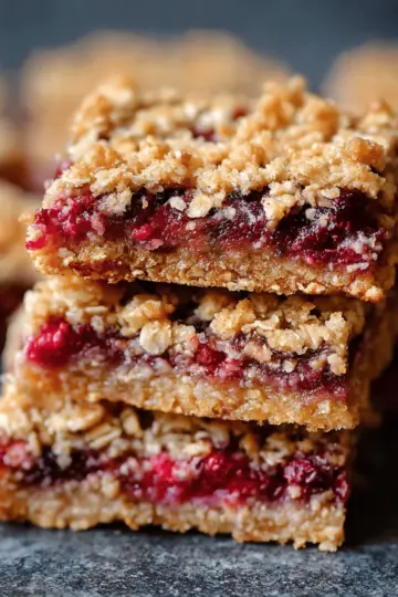 Berry Oat Bars | Healthy One Bowl Recipe