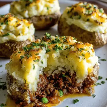 Shepherd’s Pie Stuffed Potatoes