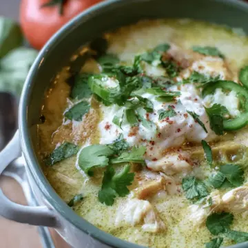 Creamy Green Enchiladas Chicken Soup