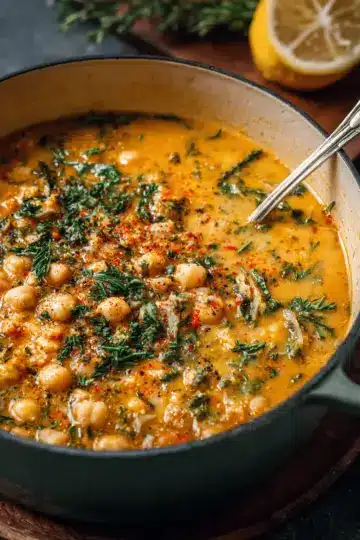 Lemony Chickpea Soup