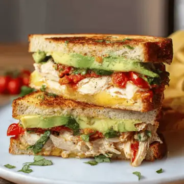 Chipotle Chicken Avocado Melt