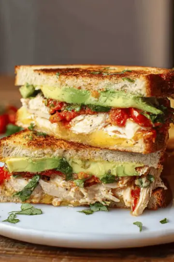 Chipotle Chicken Avocado Melt