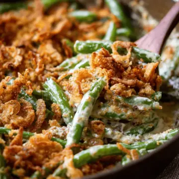 Creamy Green Bean Casserole from Scratch