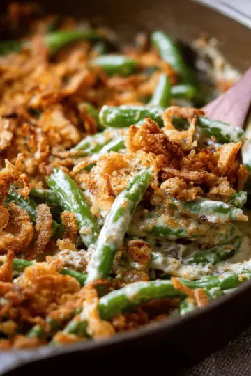 Creamy Green Bean Casserole from Scratch