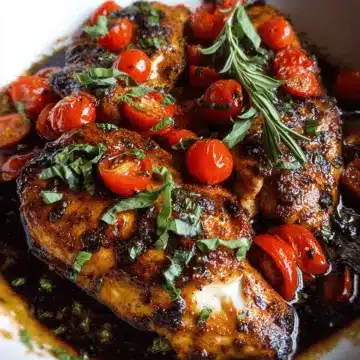 One Pan Balsamic Chicken