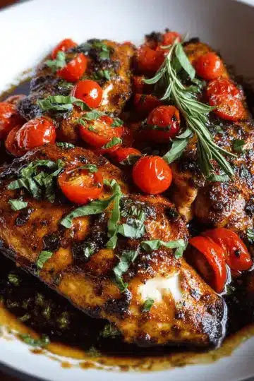 One Pan Balsamic Chicken