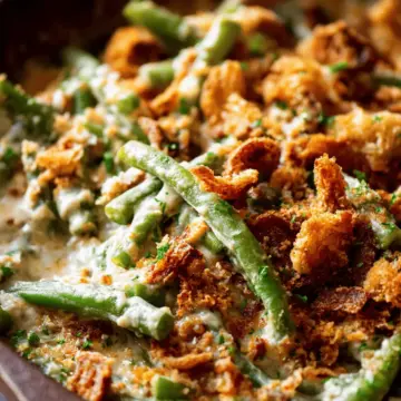 Creamy Green Bean Casserole from Scratch