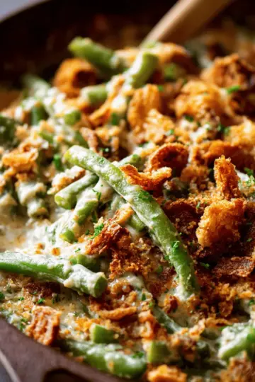 Creamy Green Bean Casserole from Scratch