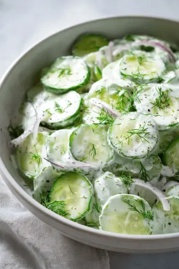 Creamy Cucumber Salad