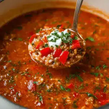Cozy Stuffed Pepper Soup