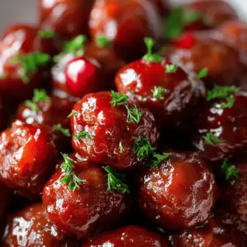 Cranberry Meatballs