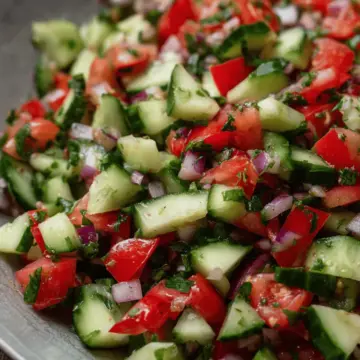 Simple Shirazi Salad Recipe