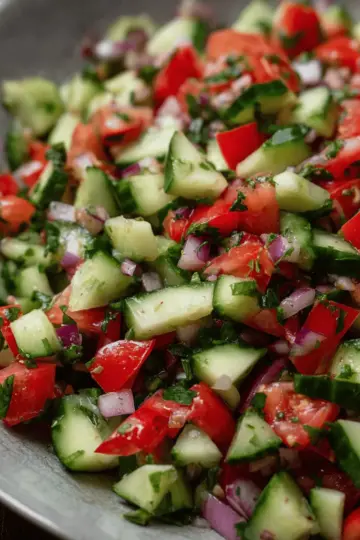 Simple Shirazi Salad Recipe