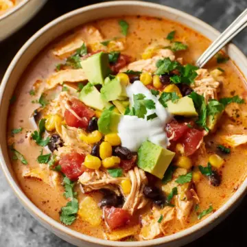 Easy Chicken Taco Soup