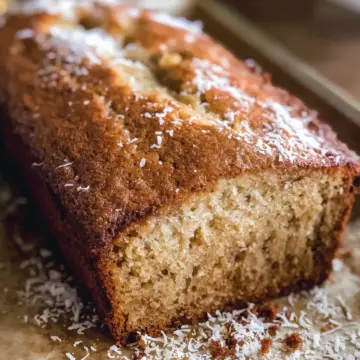 Hawaiian Banana Bread with Coconut & Pineapple