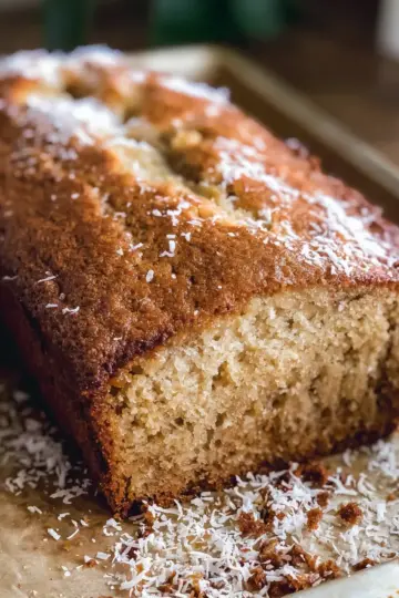 Hawaiian Banana Bread with Coconut & Pineapple