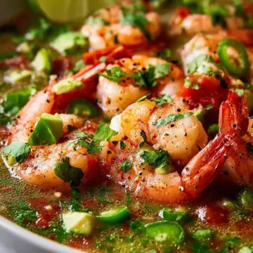 Shrimps in Culichi Salsa