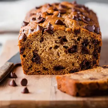 Peanut Butter Chocolate Chip Banana Bread