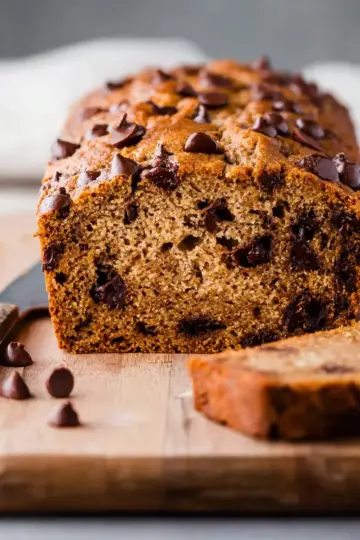 Peanut Butter Chocolate Chip Banana Bread