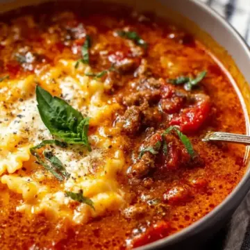 Lasagna Soup