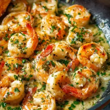 Creamy Garlic Prawns