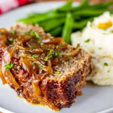 Crock Pot French Onion Meatloaf
