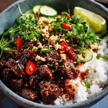 Thai Sweet Chilli Beef Bowls