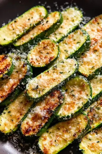 Roasted Zucchini with Parmesan