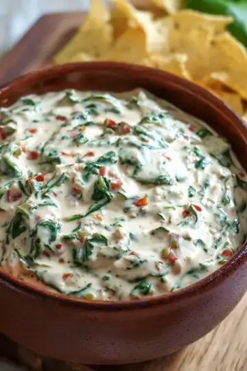 Easy Spicy Espinaca Dip