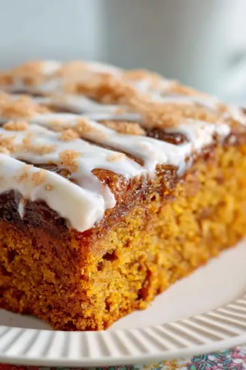 Pumpkin Honey Bun Cake