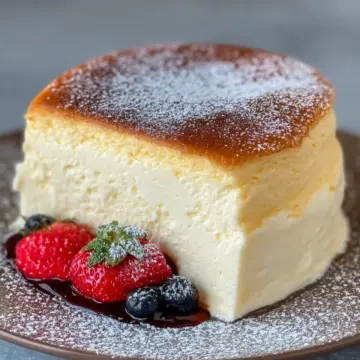 Baked Japanese Cheesecake Recipe