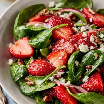 Strawberry Spinach Salad