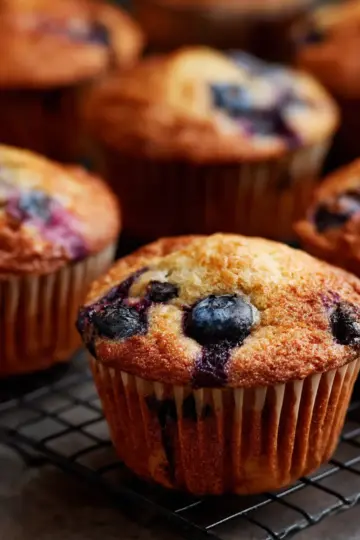 Easy Gluten-Free Blueberry Muffins