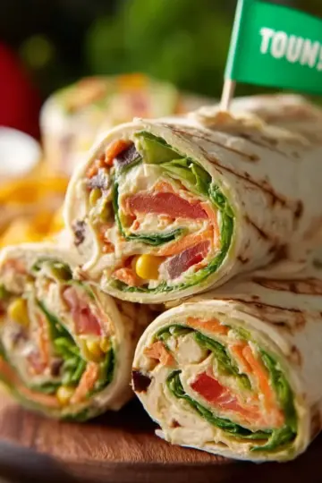 Veggie Tortilla Roll Ups Recipe