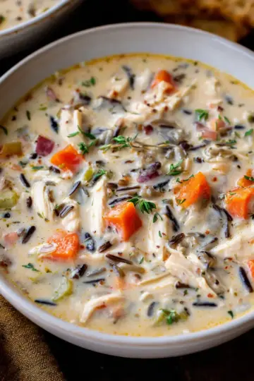 Creamy Chicken and Wild Rice Soup