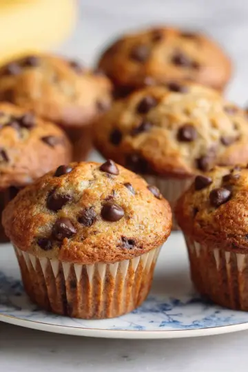 Banana Chocolate Chip Muffins