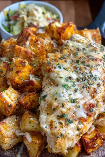 Garlic Parmesan Chicken and Potatoes