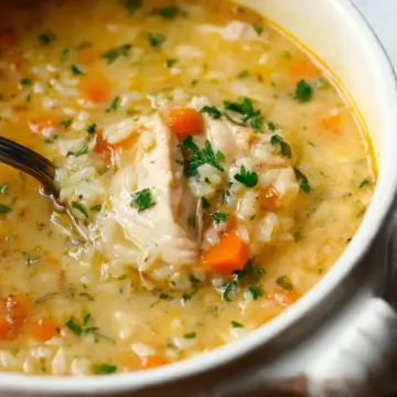 Easy Chicken and Rice Soup