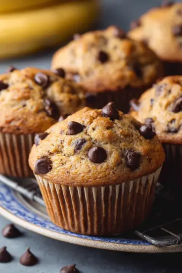 Banana Chocolate Chip Muffins