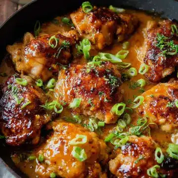Skillet Bang Bang Chicken Thighs