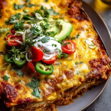 Beef Enchilada Casserole
