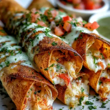 Crispy Crab And Shrimp Queso Taquitos