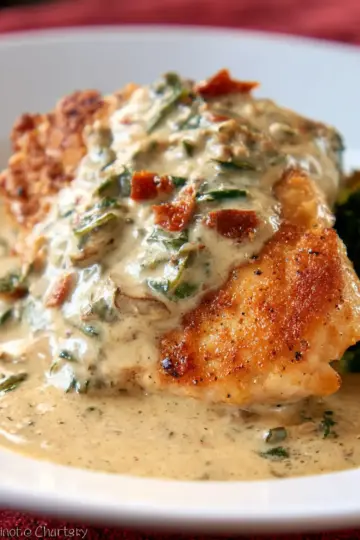 Chicken In Basil Cream Sauce