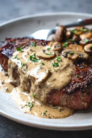 Mushroom Sauce for Steak