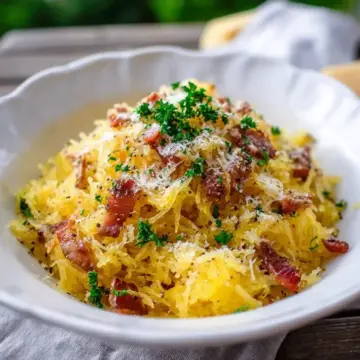 Spaghetti Squash Carbonara