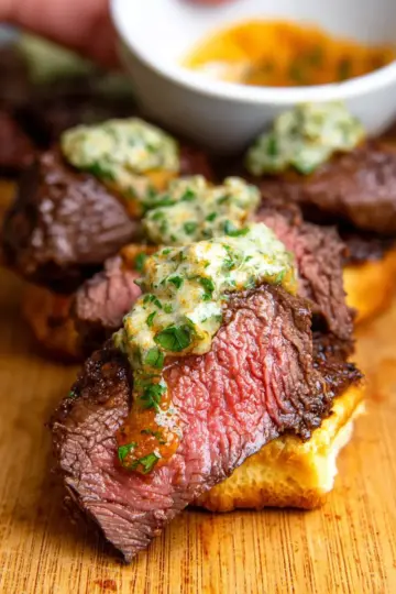 Cowboy Butter Steak Sliders