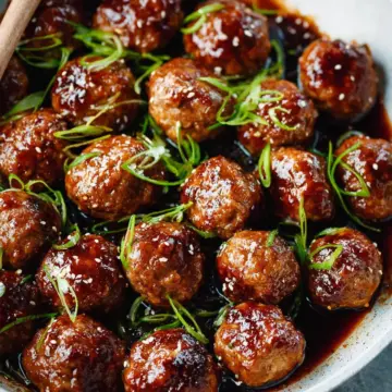 Easy Mongolian Meatballs