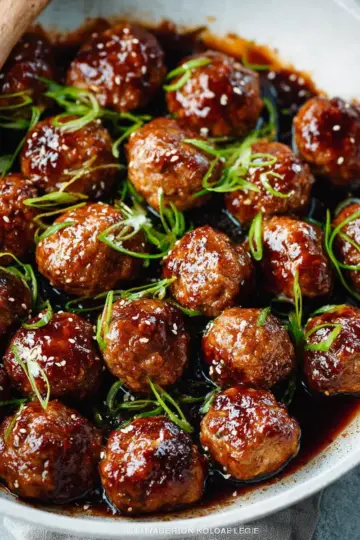 Easy Mongolian Meatballs
