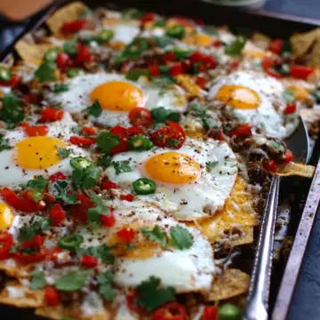 Huevos Rancheros Sheet Pan Nachos