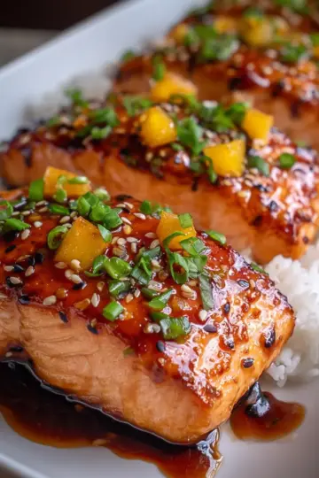 Sweet Glazed Teriyaki Salmon